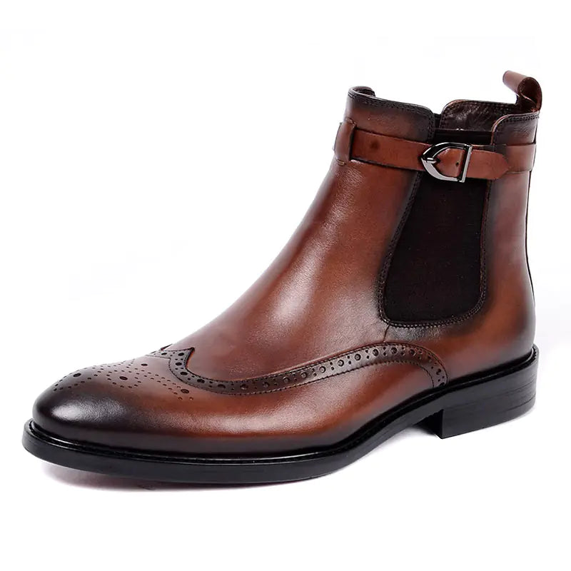 Martin Cowboy Boots High-Top Leather Shoes